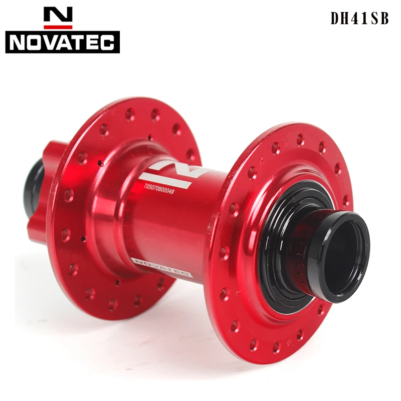 NOVATEC bicycle front hubs parts AM DOWNHILL DH 20mm*110mm 32H Bicicleta accessories Barrel shaft DH41SB bike bearing front drum