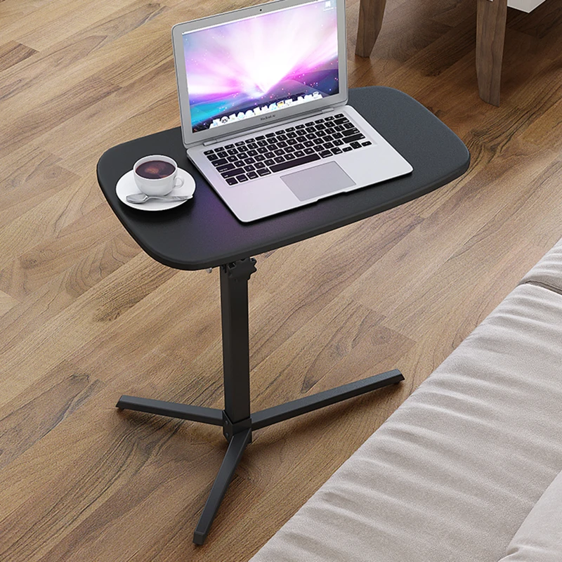 Movable Computer Table Sofa Study Breakfast Desk Laptop Bedroom Stable Desk Modern Office Adjustable Coffee Black Home Furniture