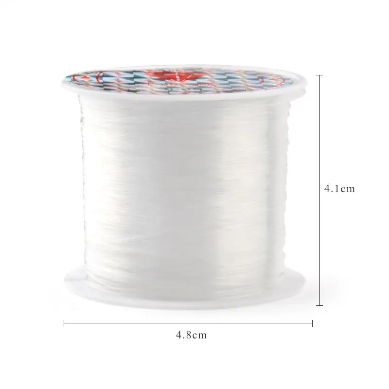 100 m Kunststoff-Kristallperlenfaden, 0,2–0,7 mm, nicht dehnbare Schnur, Fischschnur, Draht für DIY-Schmuckherstellungszubehör – Detail 3