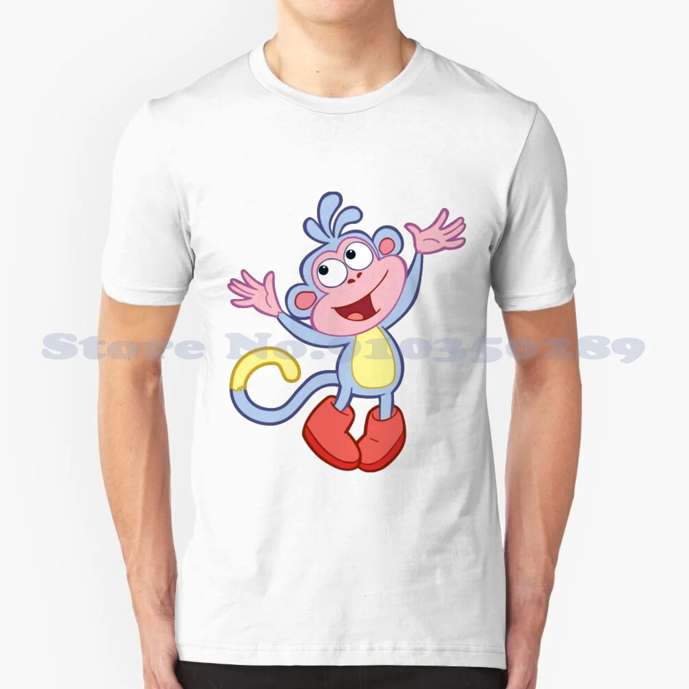 Boots ( ) ! 100% Cotton T-Shirt Dora And Boots Dora Tv Show Boots And Dora