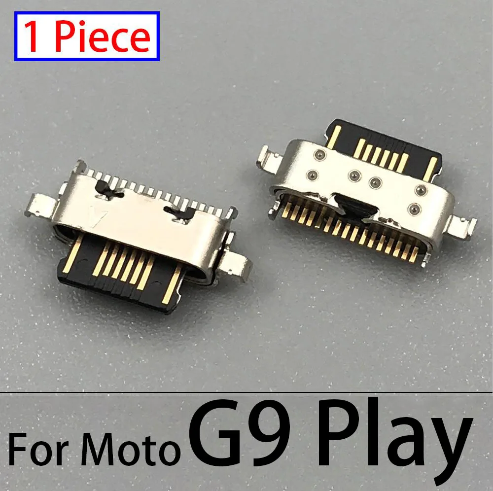 50Pcs Micro USB Connector Charging Port Jack Plug Dock For Motorola Moto G5 G5s G6 G7 G8 G9 Plus Play Power Lite Repair Parts