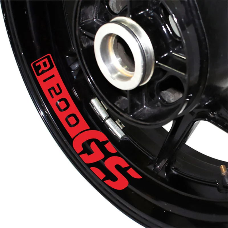 Per BMW R1200GS adesivi per pneumatici per ruote anteriori/posteriori con decorazione personalizzata per moto accessori per decalcomanie riflettenti impermeabili