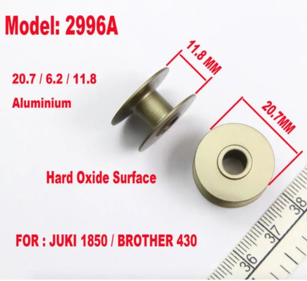 АЛЮМИНИЕВЫЙ БОБИН ДЛЯ ШВЕЙНОЙ МАШИНЫ ДЛЯ JUKl 1850/ BROTHER B430 BO-LKB(A) 145265 -001 АЛЮМИНИЕВЫЙ БОБИН ДЛЯ ШВЕЙНОЙ МАШИНЫ ДЛЯ JUKl 1850/ BROTHER B430 BO-LKB(A) 145265 -001