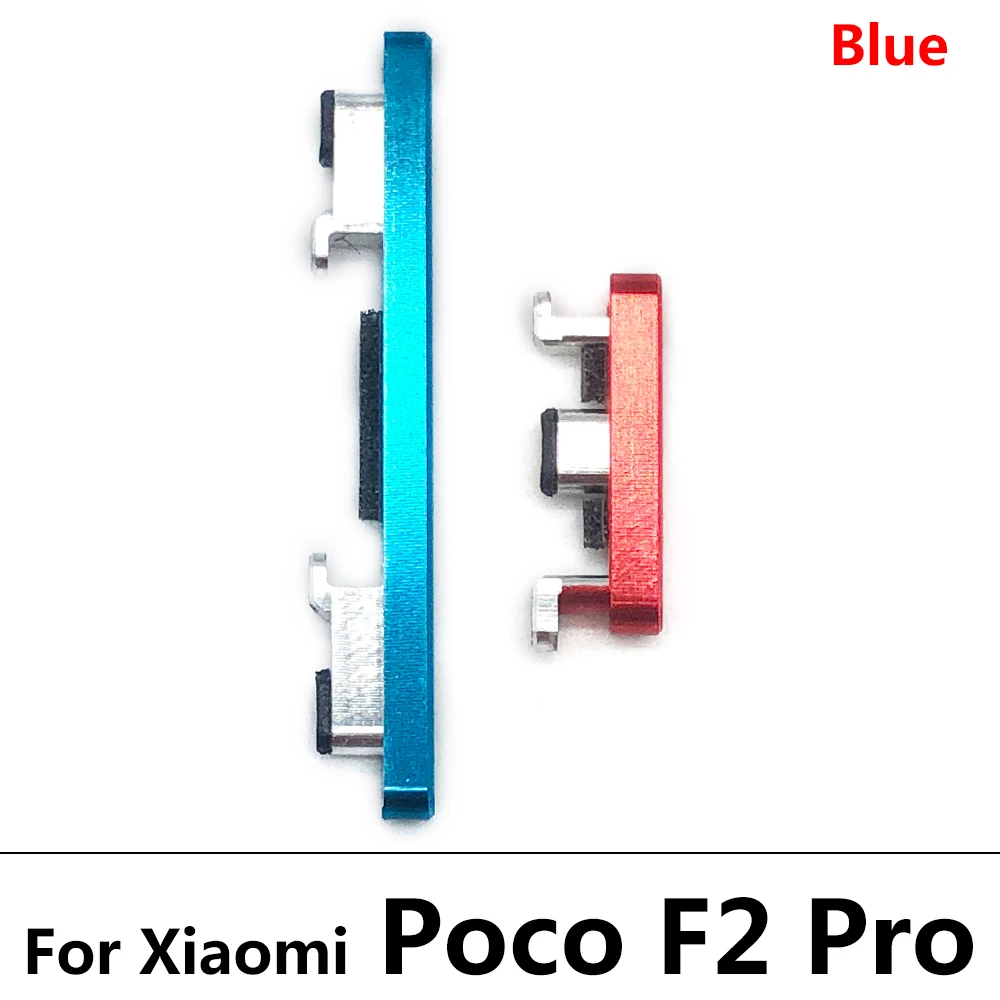 NEW Tested Side Keys Power and Volume Buttons Replacement For Xiaomi Poco M3 F2 X4 Pro 5G X4 GT Volume Button + Power ON / OFF