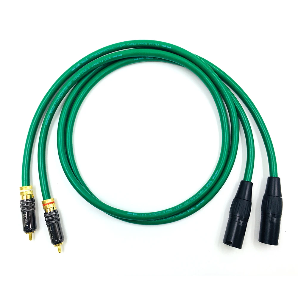 Rcaからxlrバラクラバオスからrcaオス、mcintosh usa-ケーブルとの相互接続ケーブル、トップ-hifiペア、Type-WBT1044