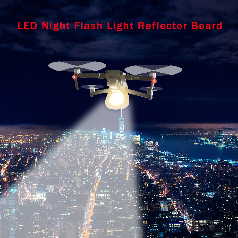 

For DJI Mavic 2 Pro/Zoom Drone Bottom LED Night Flight Flash Light Reflector Board Forward Looking Diffuser Rescue Accessories