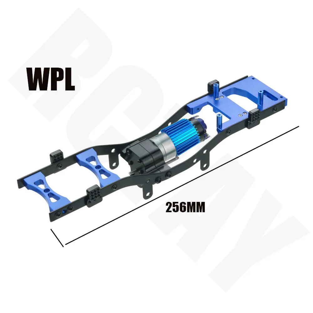 Remote Control Car Metal Body Frame Chassis Kit Is Suitable for WPL C14 C24 MN D90 99s Truck Wheelbase Assembly Shell Frame