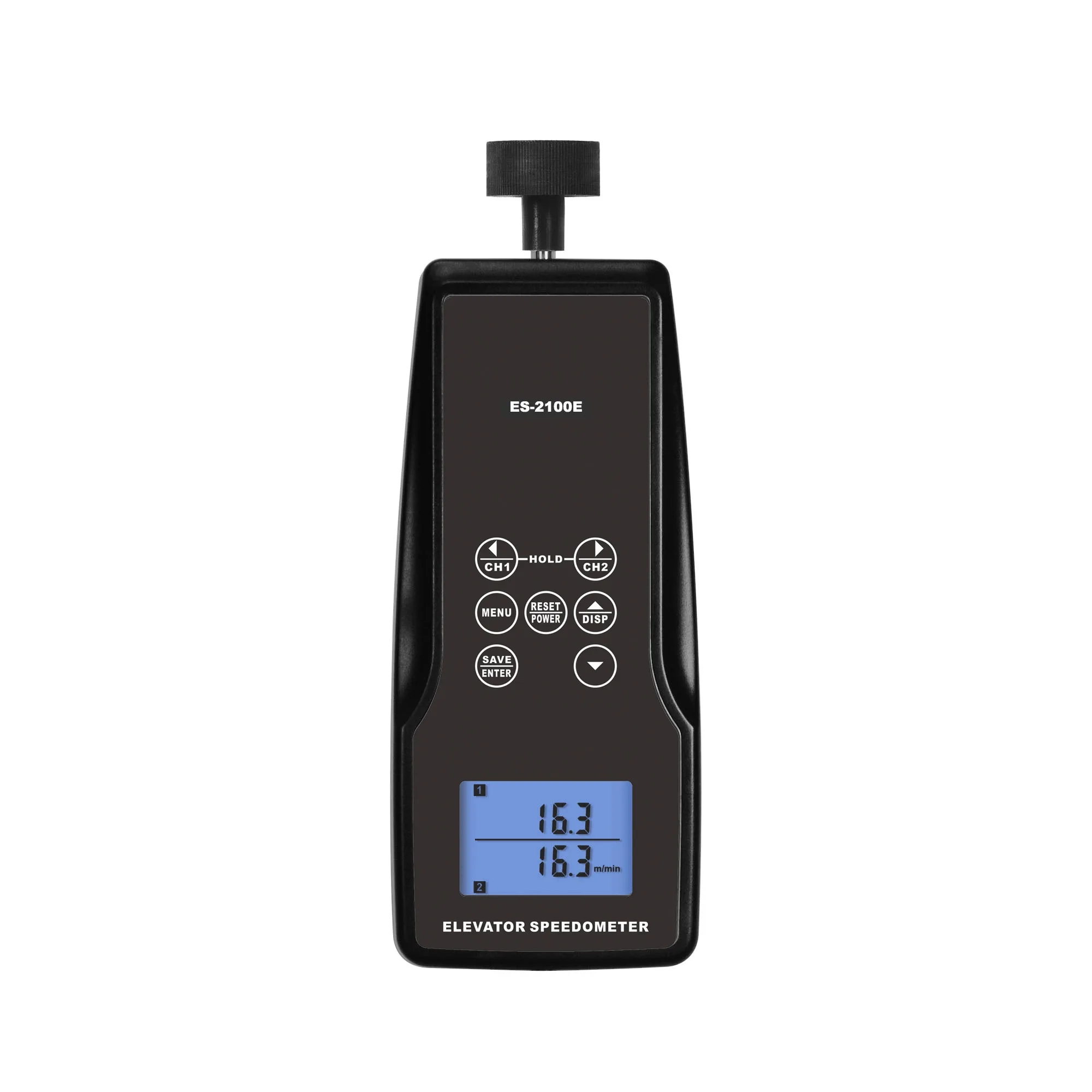 Portable ES-2100E Elevator Speedometer lightweight handheld Speedometer,designed for adjustment, maintenance, and inspection