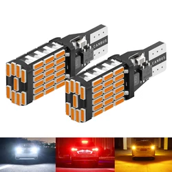 2pcs T15 T16 W16W 921 912 Led 1200Lm LED Canbus Car Backup Reserve Lights Bulb Tail Lamp For BMW AUDI FORD KIA LADA White Amber