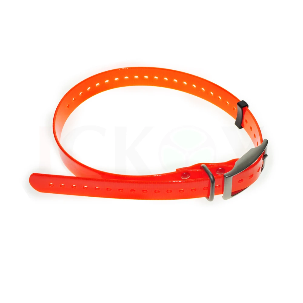 Silicone Protect Case Skin for Garmin Alpha 100 Alpha100 + Dog Collar Orange Strap for Garmin TT-15 TT15 Accessories