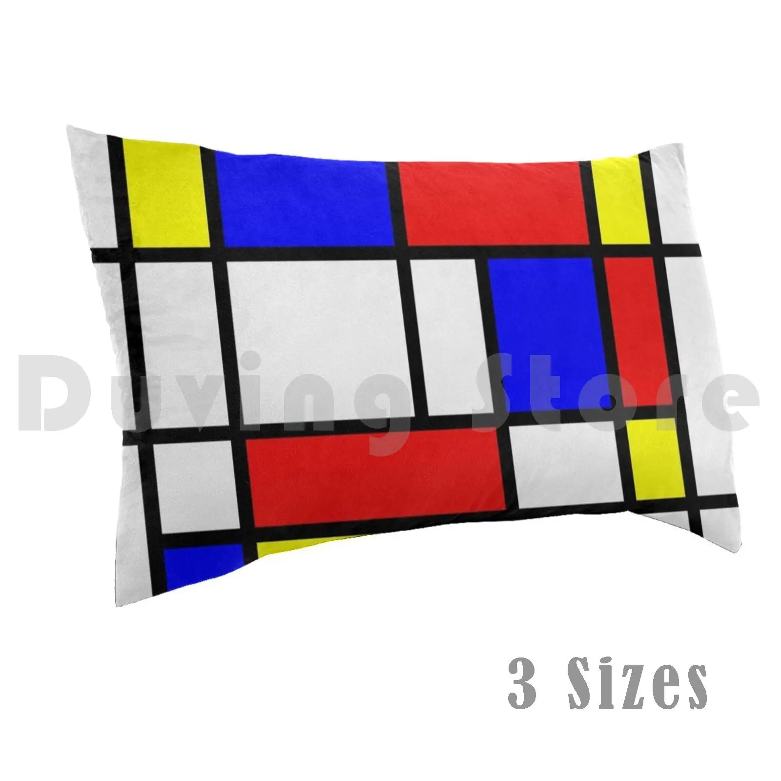 The Fake Mondrian Pillow Case Printed 50x75 Matrix Fine Art Finest Art Luxury Geometric Geometric Art Dutch