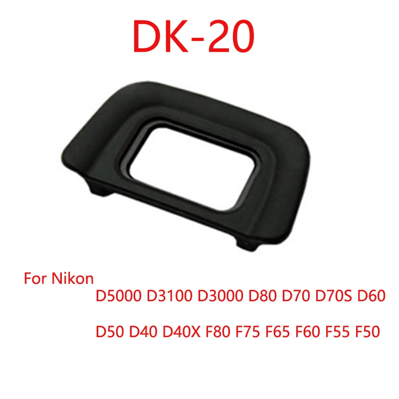 50pcs/lot DK-20 Rubber Eye Cup Eyepiece Eyecup for Nikon D5200 D5100 D3200 D3100 D3000 SLR Camera