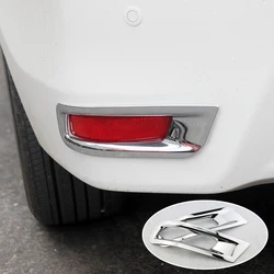 ABS Chrome For Toyota Corolla 2014 2015 2016 2017 Accessories Car Rear Fog Light Cover Lamp Bazel Trim Sticker Styling 2Pcs