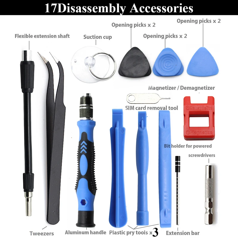 115 In 1 For Electric Mini Screwdriver Set Insulated Screwdriver Precision Screwdriver for Iphone Huawei xiaomi Tablet Ipad