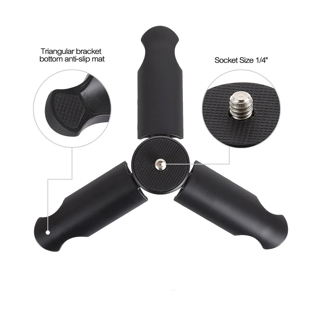 Mini trípode ligero portátil para teléfono, soporte adecuado para Crane M2, SMOOTH Q2, android, iOS, cámara de acción para teléfono inteligente, GoPro Hero 9