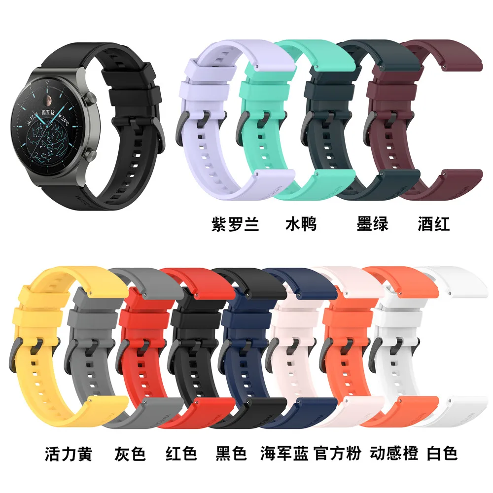 BEHUA 22MM Strap for Huawei Watch GT 2 Pro Wristband Soft Silicone Watchband for Huawei GT2 Pro Bracelet Replaceable Accessories