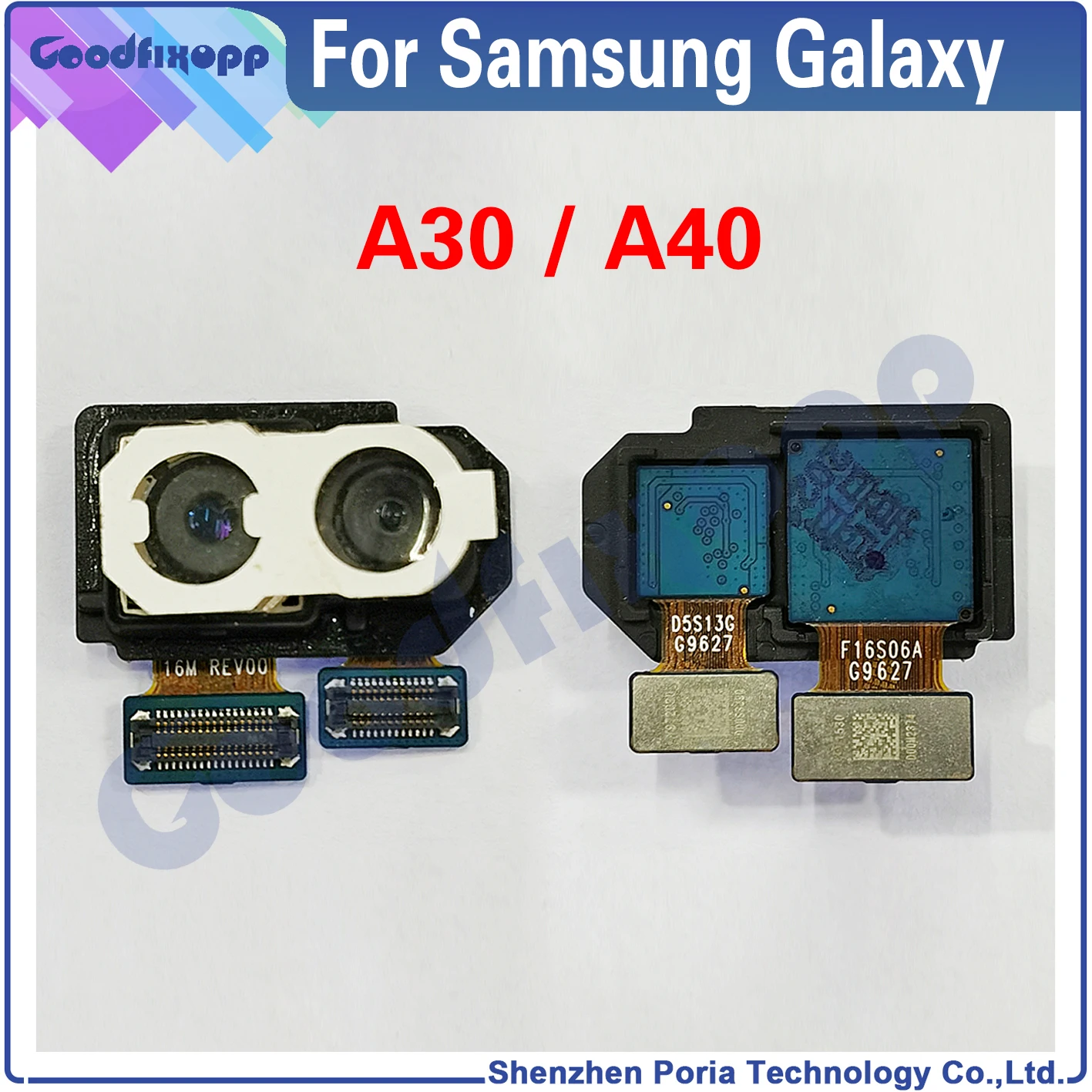 

Back Camera For Samsung Galaxy A30 SM-A305F SM-A305G SM-A3050 SM-A305N Rear Camera Modules For Samsung A40 SM-A405F Big Camera