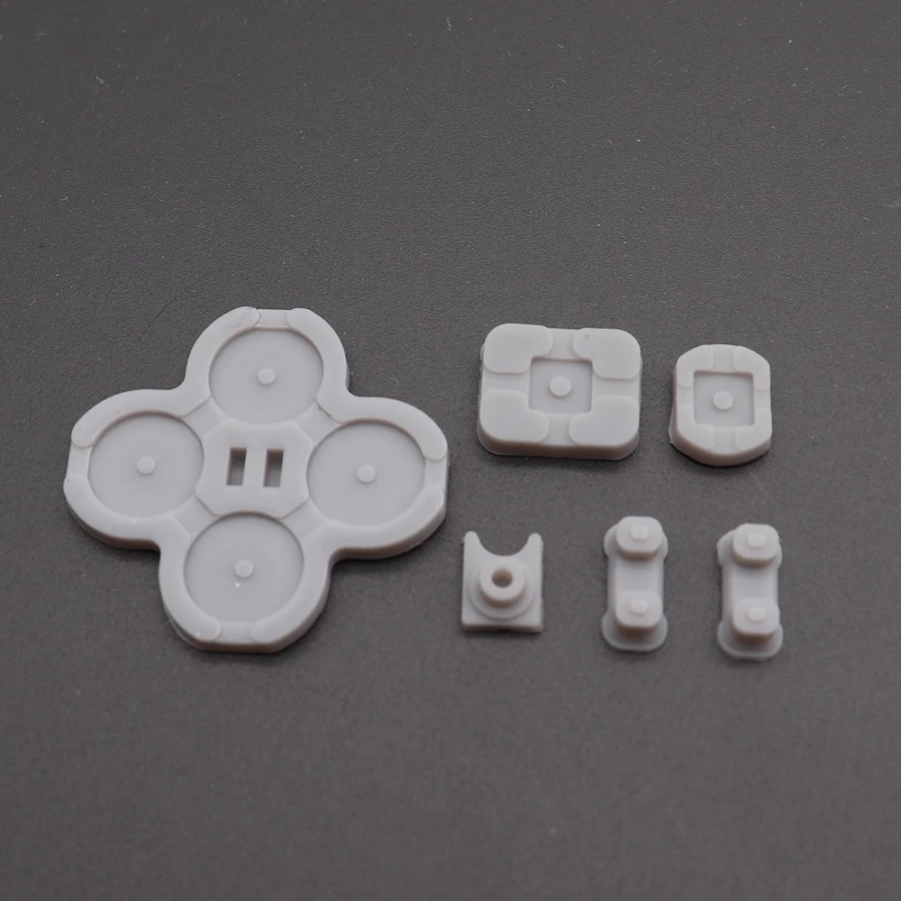 Dla Nintendo Switch NS Joy-Con lewego prawego kontrolera przewodzący gumowy silikonowy guzik zestaw nakładek do wymiany JoyCon