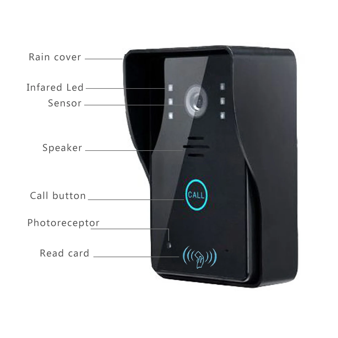 1080P Smart Video Doorbell WiFi Tuya App Wireless Phone Call Voice Intercom System Door Viewer Night Vision Photo Door Bell