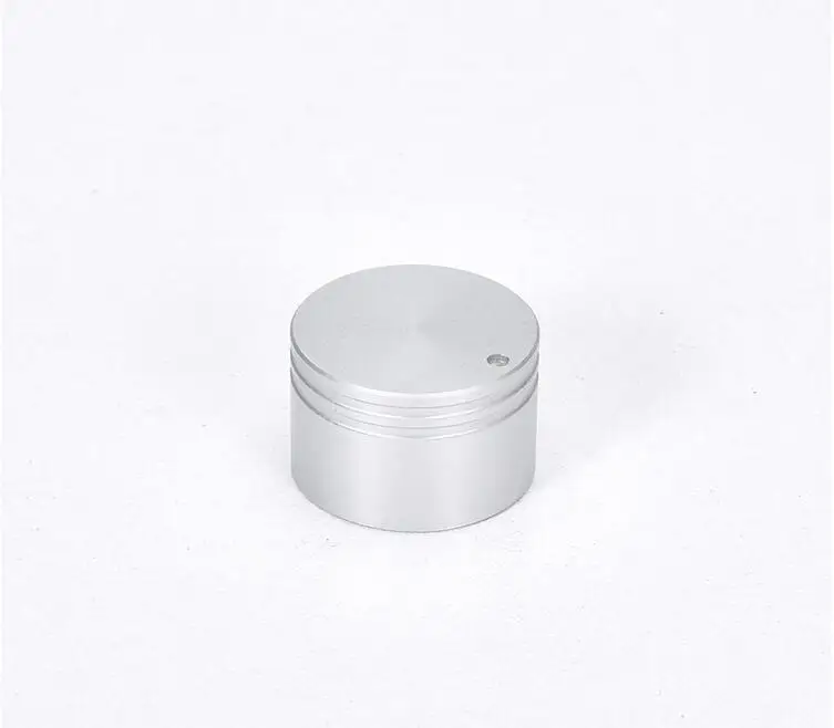 1 peça de maçaneta de volume total de alumínio sólido com 22mm de diâmetro e 15 mm