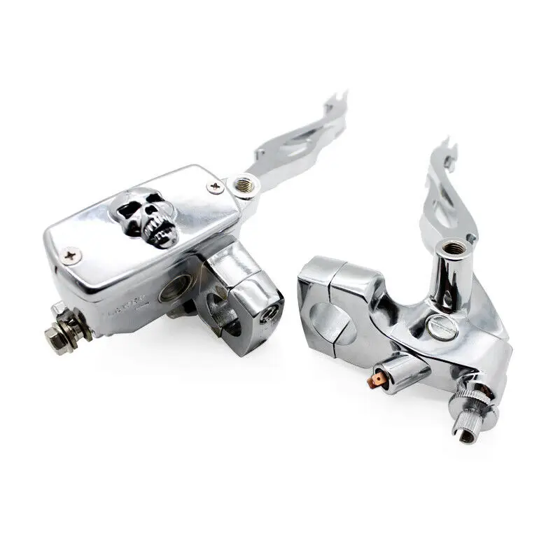 Silver Brake Pump Master Cylinder Motorcycle Handlebar Hydraulic clutch Racing Motorbike 25mm For Yamaha Suzuki Honda