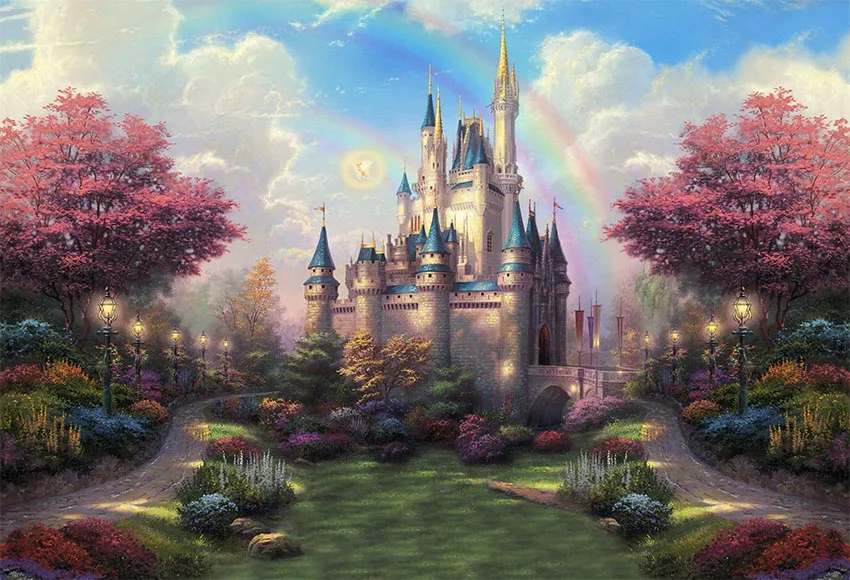 ปราสาท Palace การถ่ายภาพฉากหลังเจ้าหญิงวันเกิดภาพพื้นหลังทารกแรกเกิดเด็กภาพพื้นหลังสำหรับ Photo...