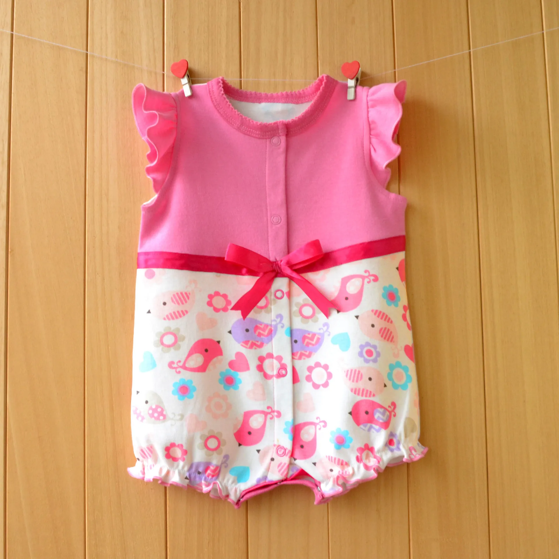 New summer girls romper baby clothes little girls clothing toddler girls flowers dress style  baby rompers new born baby clothes