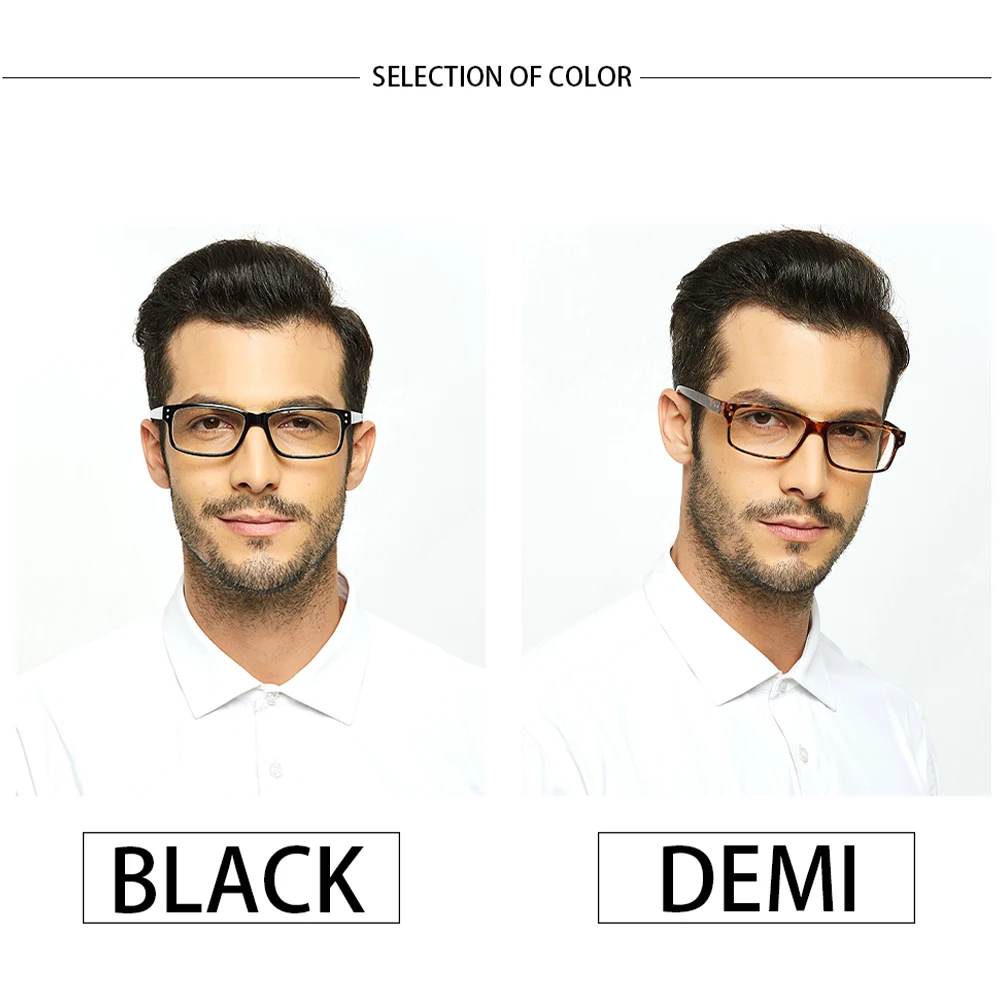 Turezing Classic Spring Hinge  Black Reading Glasses for Men and Women HD Eyeglasses Diopter +0.5+1.0+2.0+3.0+4.0+5.0+6.0