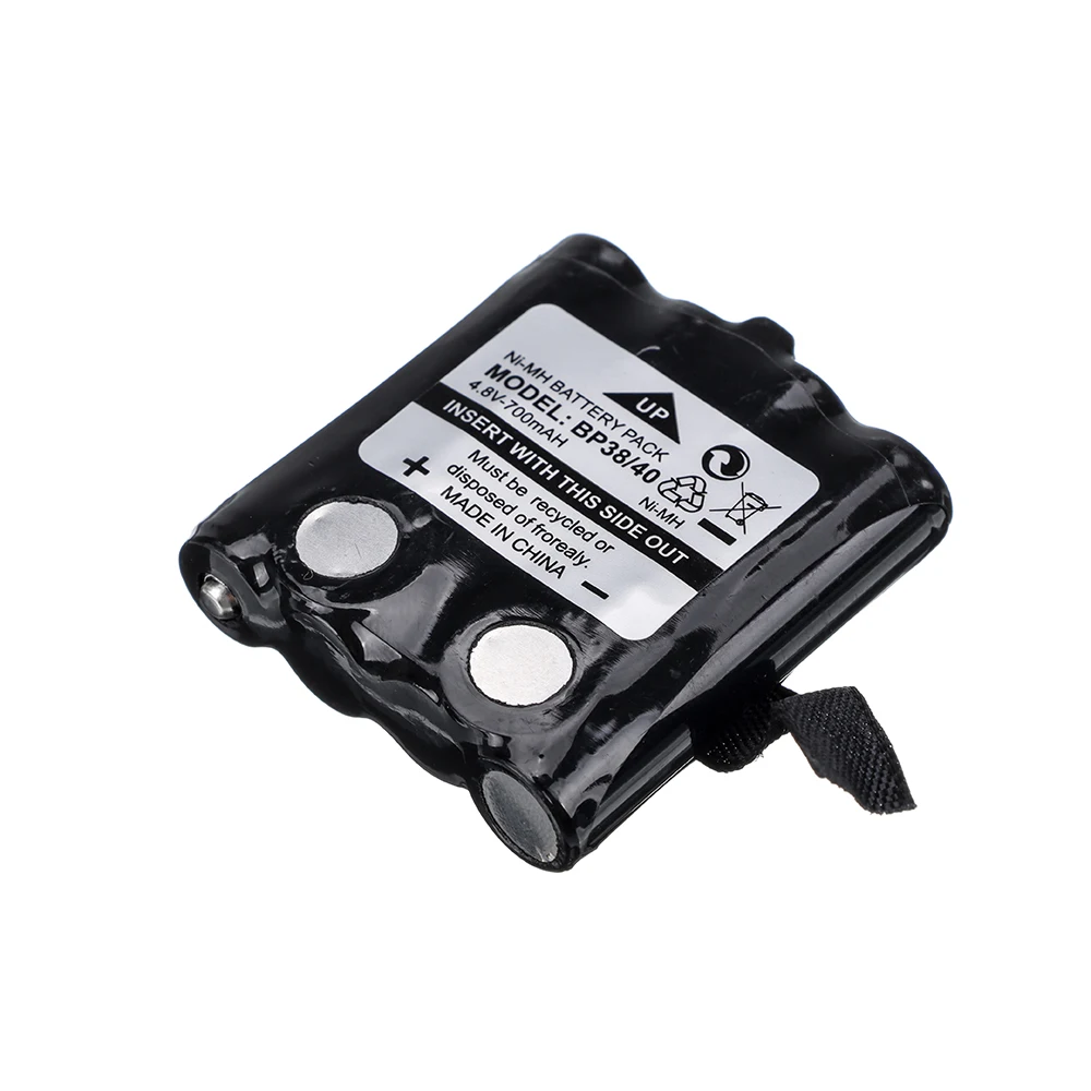 4.8V 700MAH NI-MH Rechargeable Battery Pack For Uniden BP-38 BP-40 BT-1013 BT-537 GMR FRS 2Way Radio battery Pack