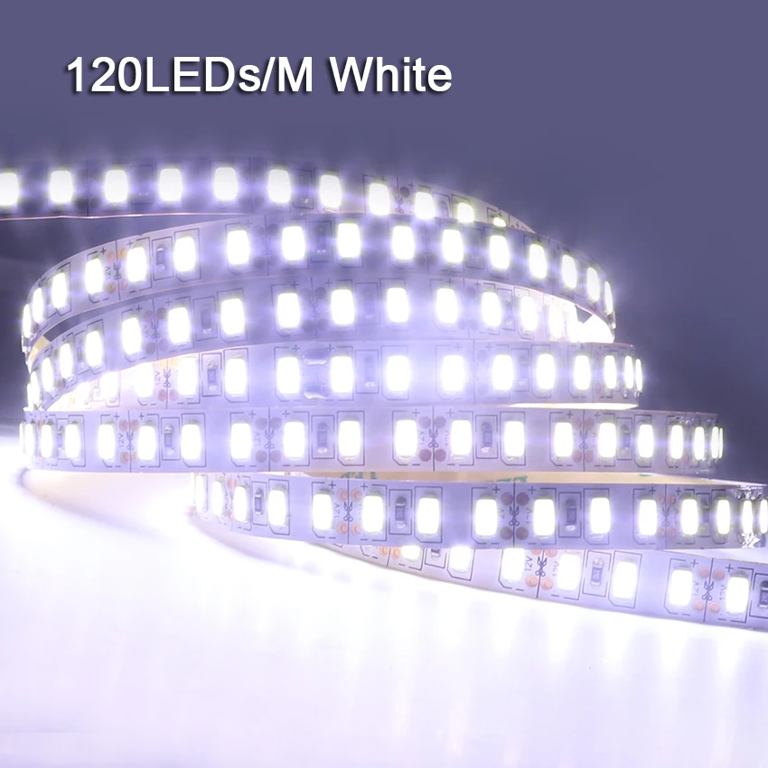 120leds/m 5M 5630 Led Strip Light 12V DC Flexible LED Light 600LED 300LED Pixel Tape Non Waterproof Led Ribbon Christmas Lamp