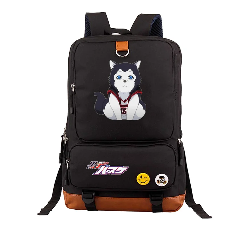 anime Kuroko no Basket ball Number Boys Girls School student Bookbag men women Shoulder Bag Bagpack Printing Travel Rucksack