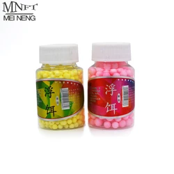 MNFT 2Bottles Carp Foam Floats Ball Beads Beans Fishing Bubble Outdoor Sweet Smell Bottom Hair Rig Popup Baits