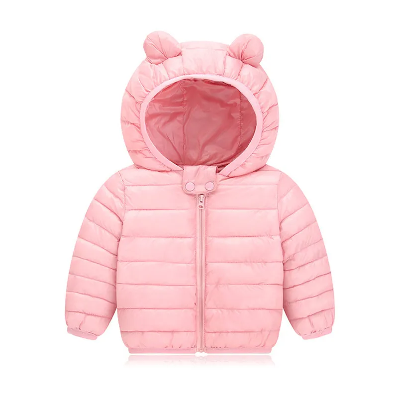 Baby Girls Down Jackets Outerwear For Kids Coats Autumn Boys Girls Warm Hooded Down Jacket Coat Winter Toddler Girl Jackets