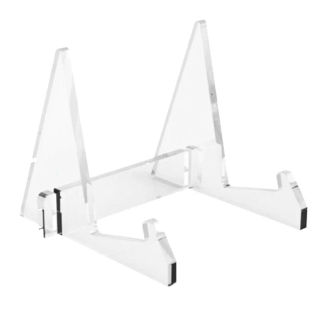 Rak Buku Akrilik Rak Buku Tablet Tampilan Berdiri Akrilik Bingkai Foto Brosur Karya Seni Pemegang Organizer Penyimpanan Rumah