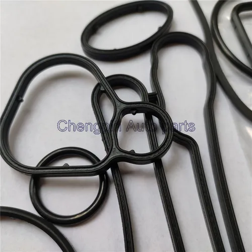 Imagen 2 del producto Sellos de junta de enfriador de aceite del sistema de refrigeración 10X OEM # 55354071 24445723 55354072 Para Chevrolet Cruze 1.6L 1.8L Sonic Astra Zafira