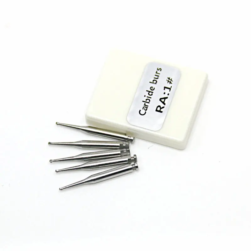 1Pcs Dental RA Round Carbide Burs for Low Speed HandpieceTungsten Steel Latch Type Shank Contra-Angle Dental Instruments