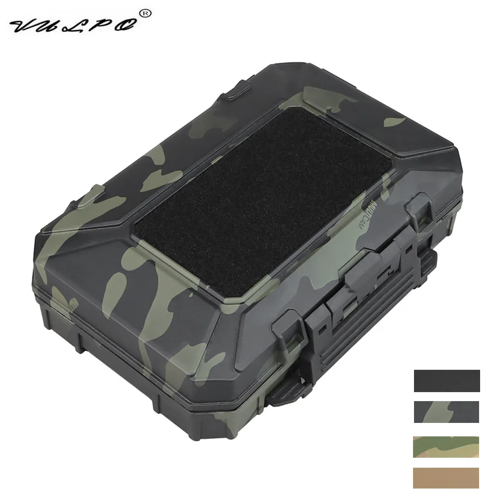 VULPO Tactical Standard MOLLE System Compatible Equipment Case Storage Box Carrying Protective Case