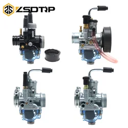 ZSDTRP 17mm 19mm 21mm Dellorto PHBG AD AS BS DS Racing Carburetor Transparent Float Bowl DIO JOG 50cc 100cc for Puch Yamaha Zuma