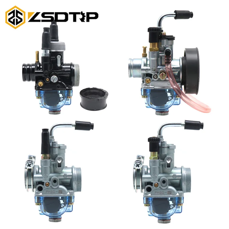 ZSDTRP 17mm 19mm 21mm Dellorto PHBG AD AS BS DS Racing Gaźnik Przezroczysta miska pływakowa DIO JOG 50cc 100cc dla Puch Yamaha Zuma