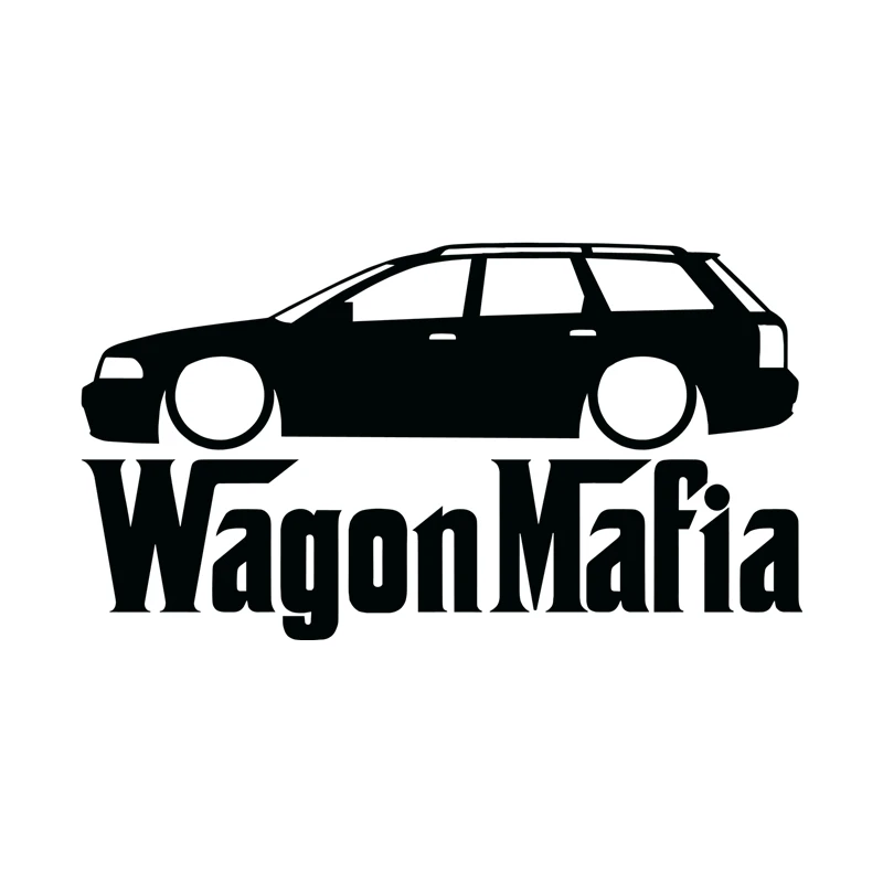 HZX1319 wagon mafia car sticker funny Vinyl Decals Motorcycle Accessories Stickers