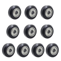 10Pcs Big Plastic Pulley Wheels with Bearings Gear Perlin for 3D Printer Creality CR-10, CR-10S, S4, S5, Ender 3, Ender 3 Pro