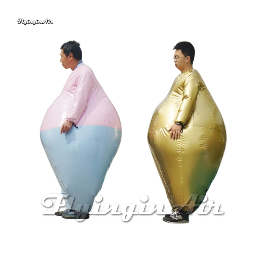 Funny Inflatable Sumo Fat Suit One Size For Adults Customized Blow Up Sumo Wrestler Costumes for Parade Show and Party Event image 2