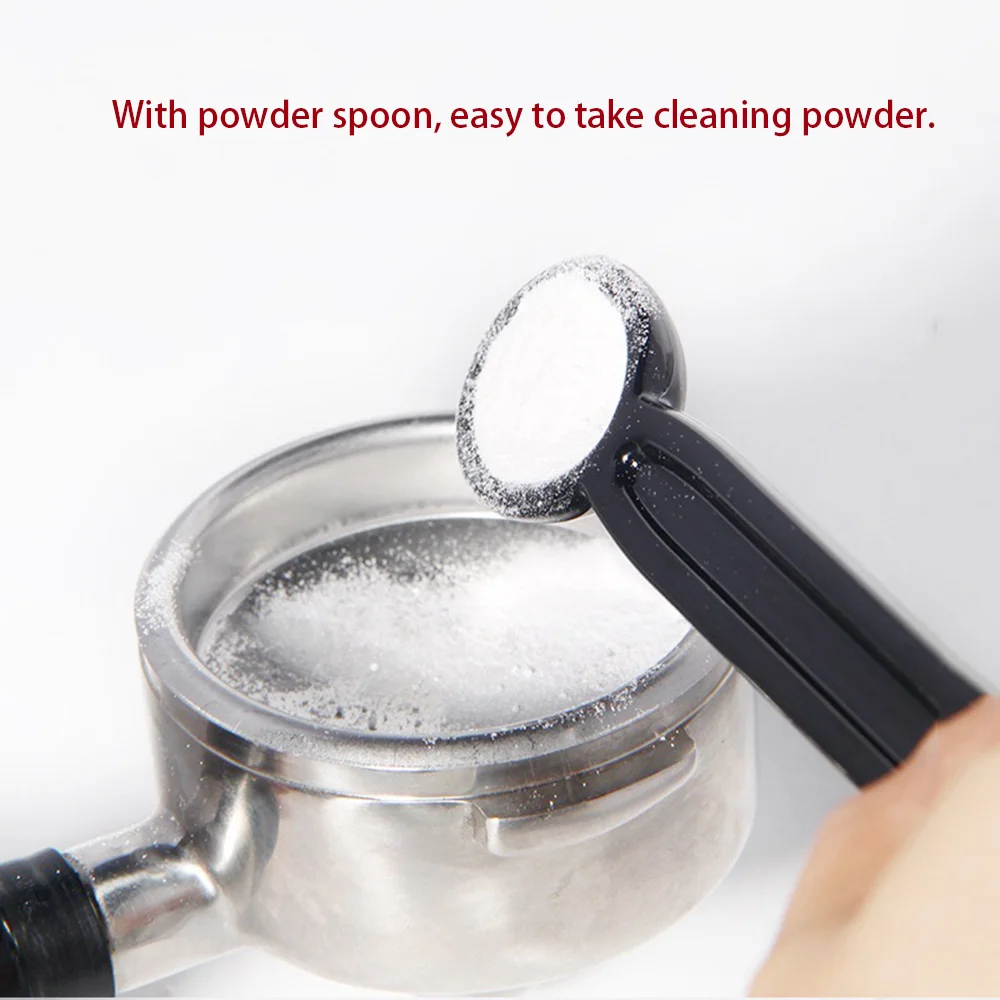 กาแฟแปรงทำความสะอาดด้วยช้อน 2 In 1, Barista Espressoเครื่องเปลี่ยนแปรงหัว,กาแฟเครื่องมือทำความสะอาด