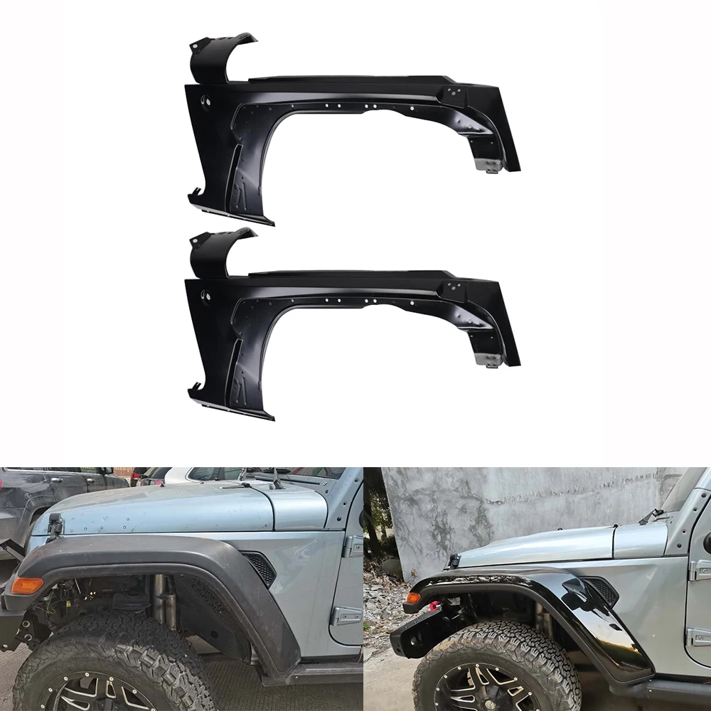 To France 1 Set JL Style Fender Kit For Jeep Wrangler JK 2007-2017 J375