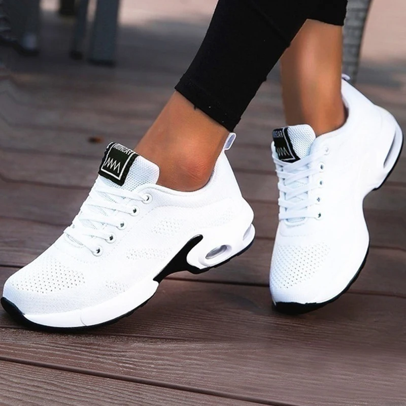 Women\'s Sports Shoes Breathable Casual Shoes Outdoor Light Weight Female Running Shoes Walking Platform Woman Ladies Sneakers