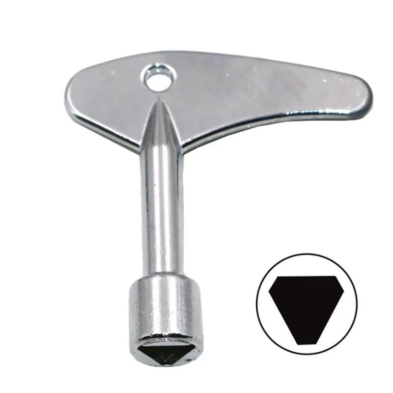 1PC Single Inner Triangular Key Elevator Key High Quality Inner Triangle Key Wrench Elevator Water Meter Valve Wrench