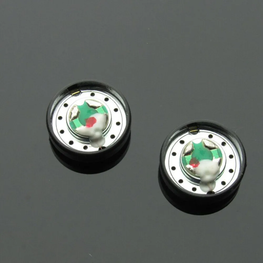 한 쌍 DIY PK1 PK2 이어폰 스피커 32ohm 14.8mm 스피커, HiFi 베이스 음질 스피커 유닛, 이어폰 액세서리