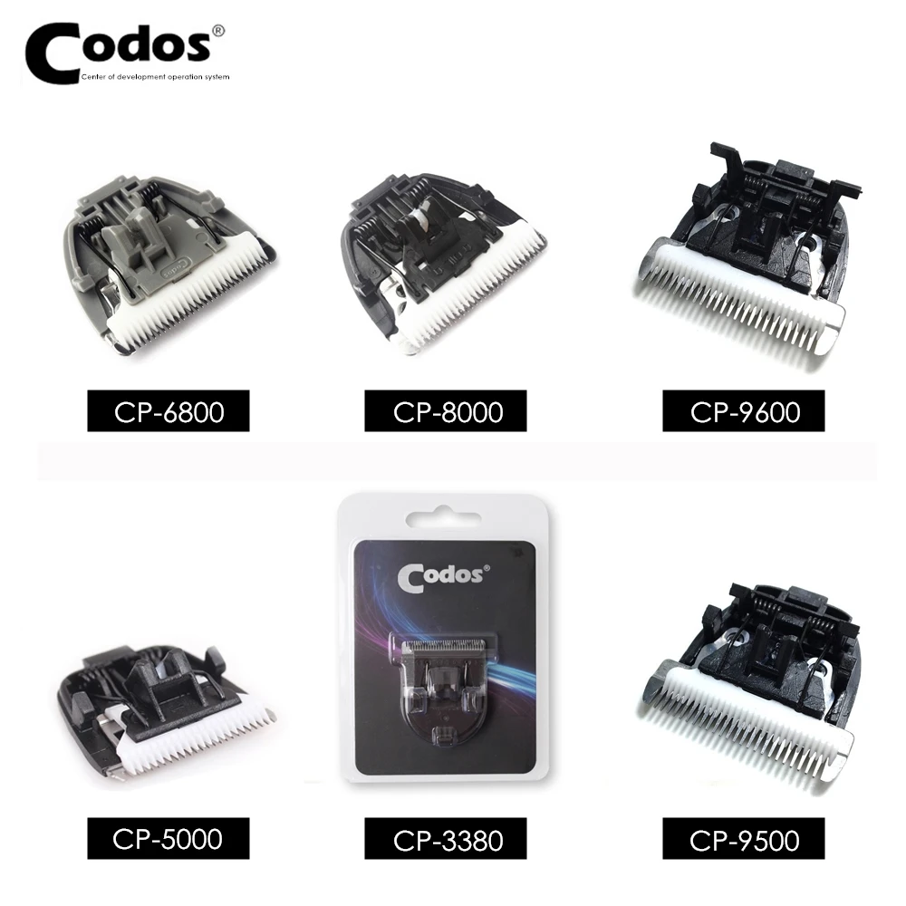 Original Codos Ceramic Steel Blade Apply to CP6800 CP8000 CP9600 CP9500/5000/5200/3380 KP3000 Pet Hair Trimmer Cutter Head Knife