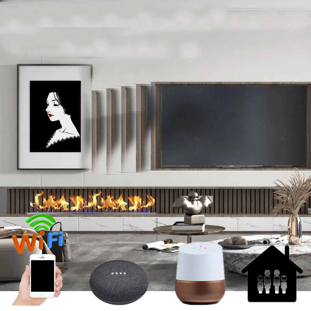 

36 inch Remote Control Automic Smart Electric Bioethanol Fireplaces Burner