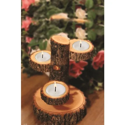 Qtük Tree Meridyen pcs set Candle holder 30 cm